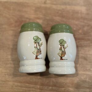 Holly Hobbie vintage salt and pepper shakers